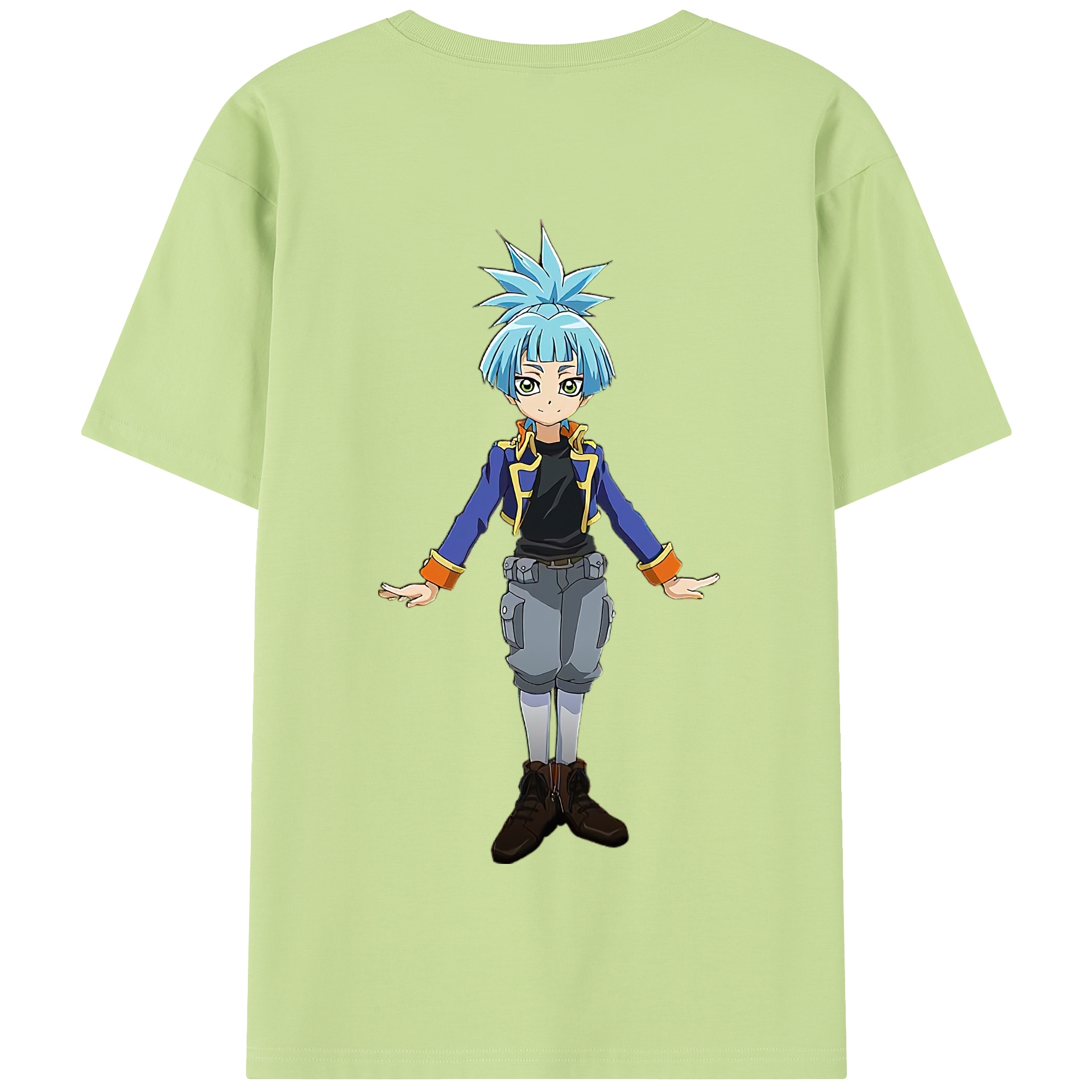 （画像用） 遊☆戯☆王 Yu-Gi-Oh! 綿100％半袖Tシャツ（背面プリント）